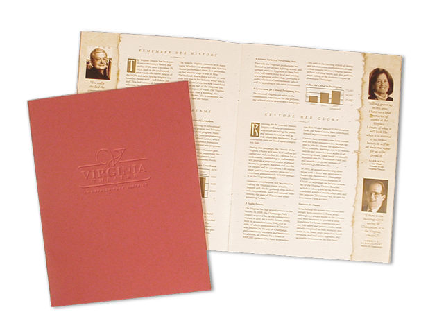 Virginia Theatre Fund-raising Brochure
